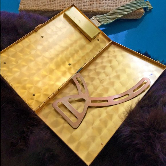 Vintage Mother Of Pearl Mid-Century Box Clutch - Picture 9 of 10